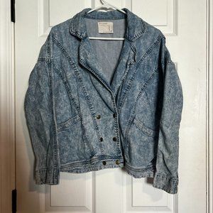 Life in Progress Batwing Denim Jacket - Small